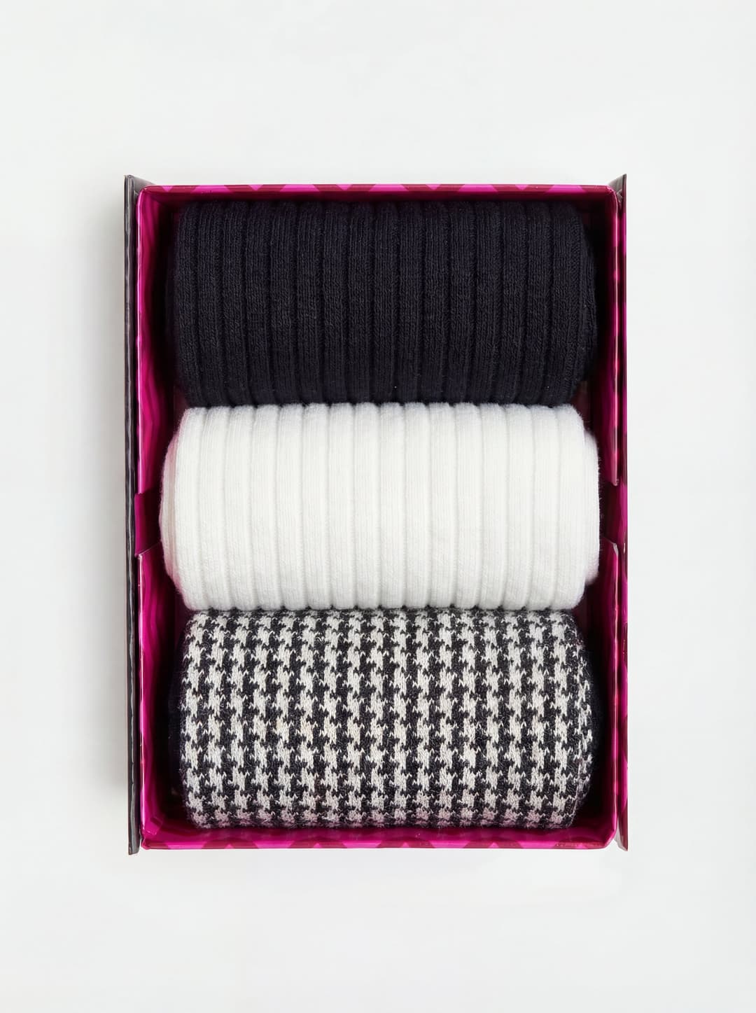 set 3 paia calze donna tinta unita - Made in Italy